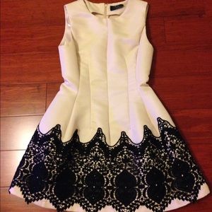 AX Paris,Crochet Skater Dress, size 10 (fits XS/0)
