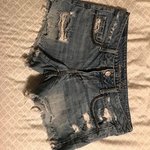 American Eagle Distressed Shorts