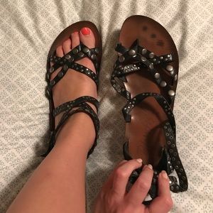 Blowfish gladiator sandal