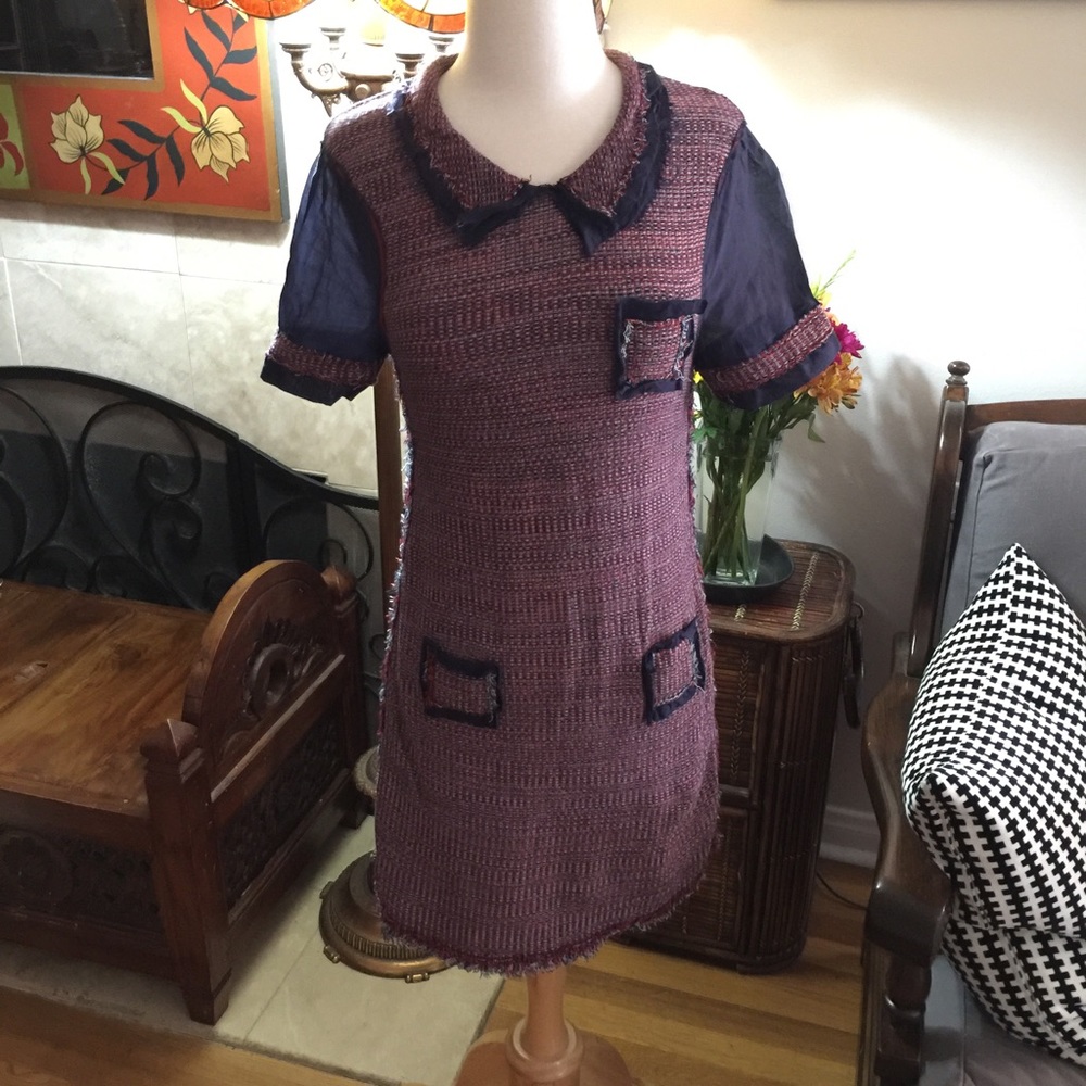 Boucle Shirt Dress