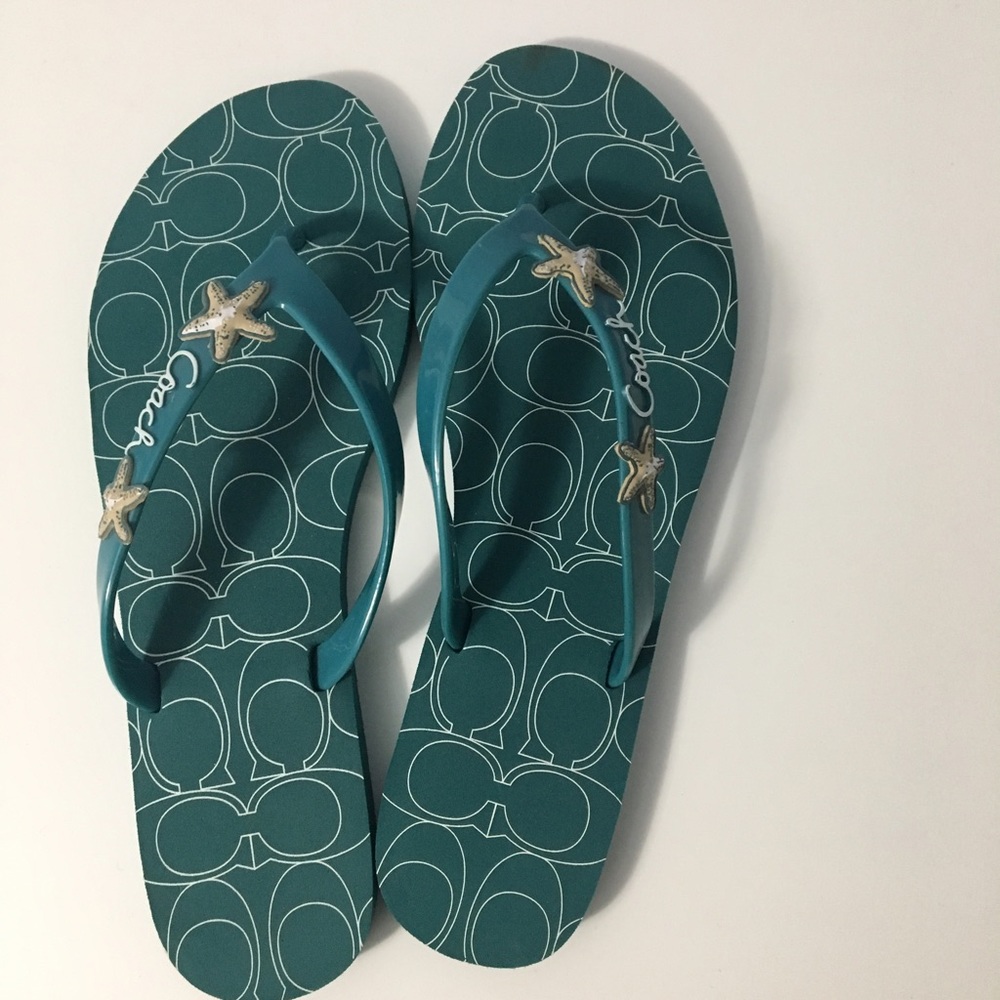 Coach flip flops