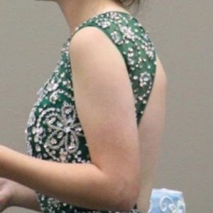 2015 Sherri Hill green dress