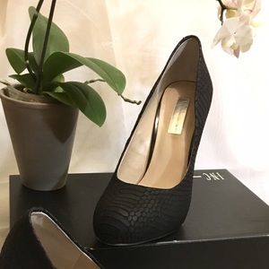 INC 👠 International Concepts Black Platform Heels