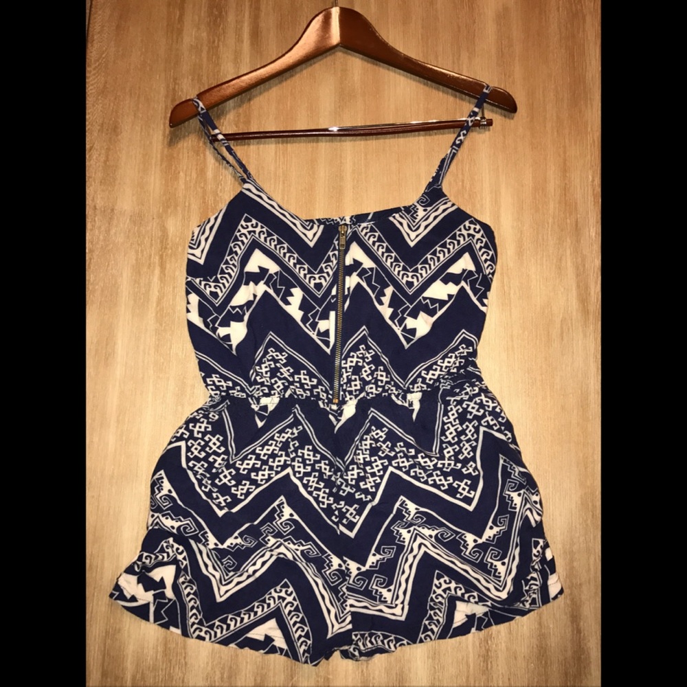 Zipper front romper!