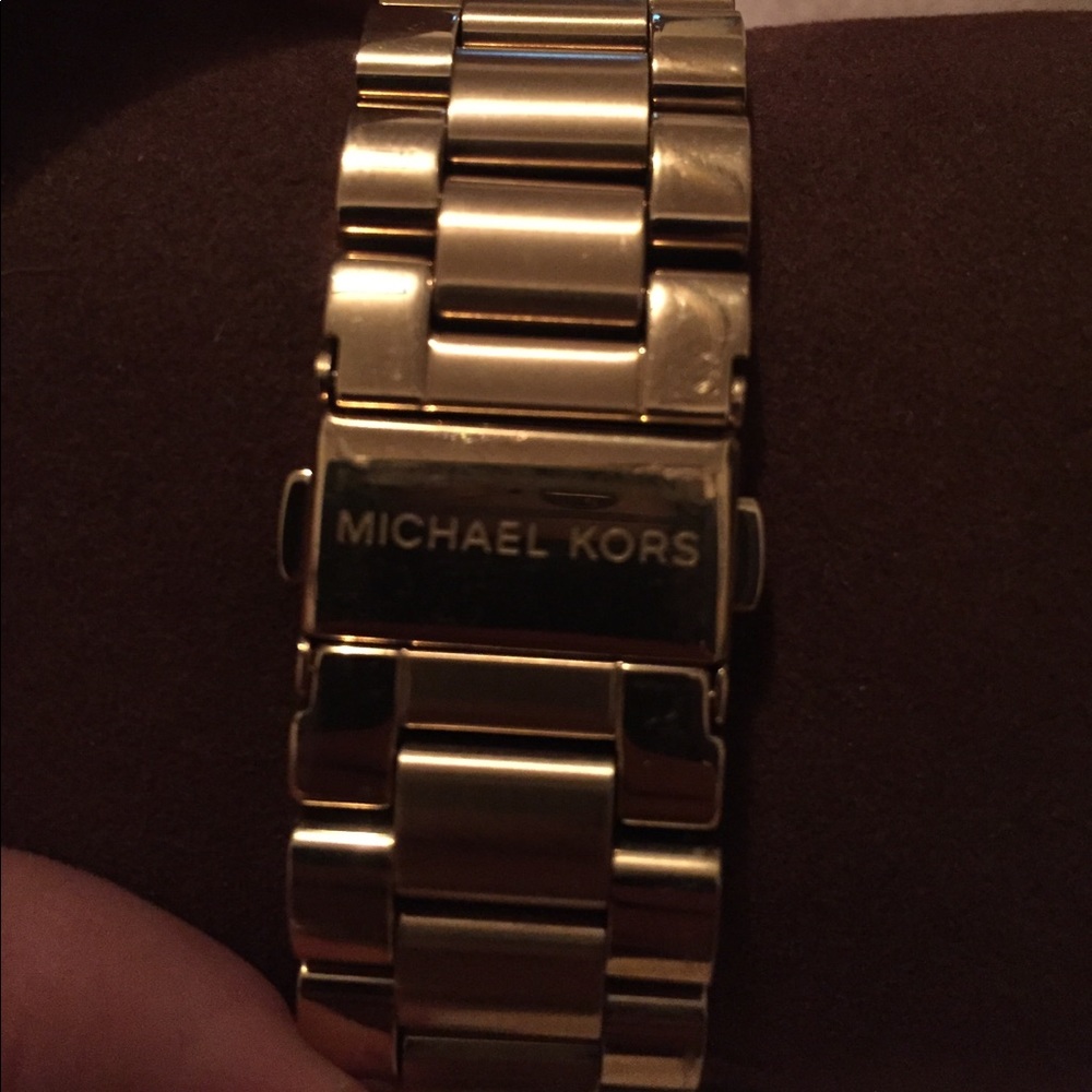 Michael Kors Watch Brodshaw Gold-Tone Watch - Picture 3 of 4
