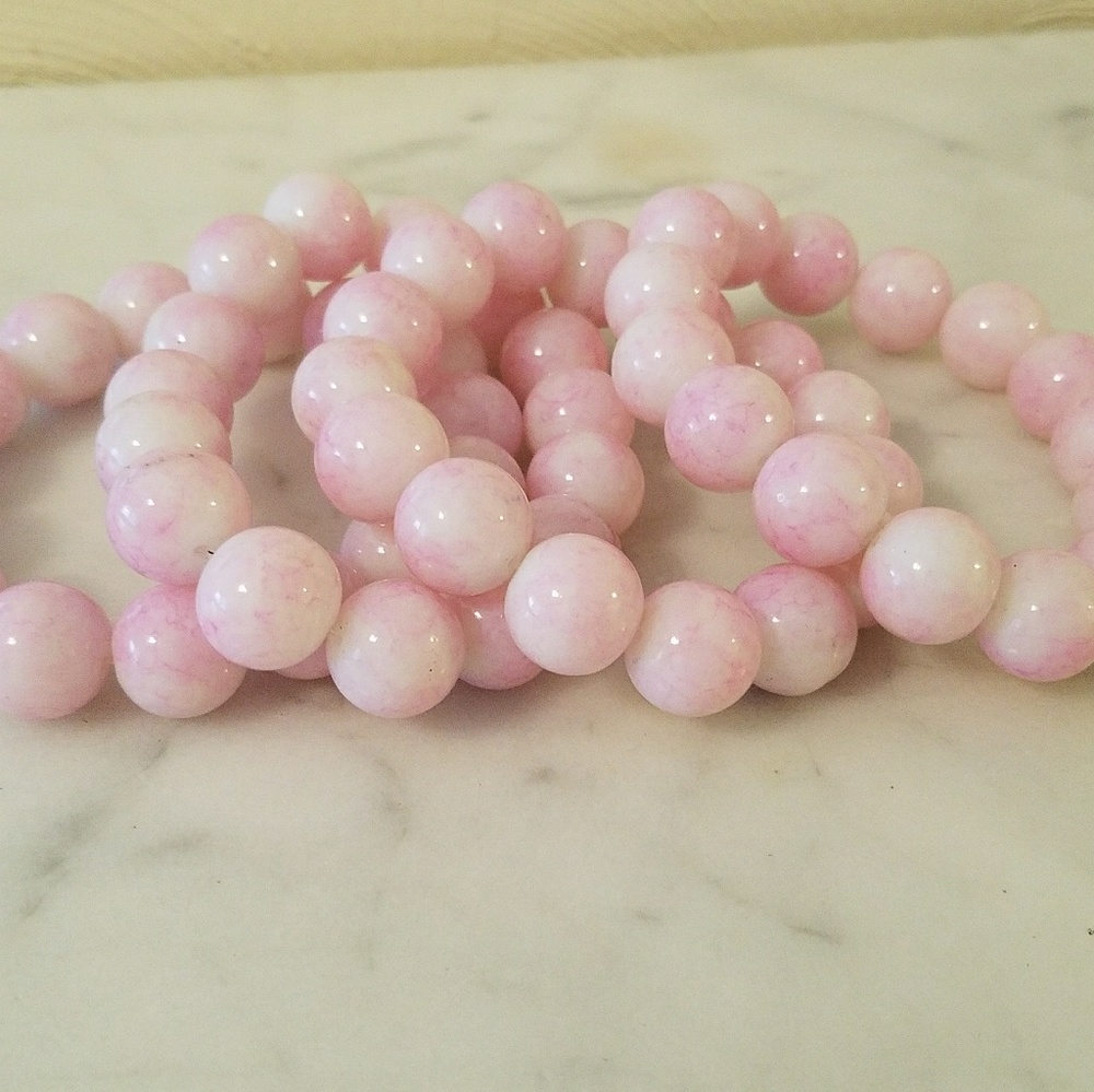 Chunky Pink Bracelets