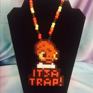 It's a trap kandi necklace