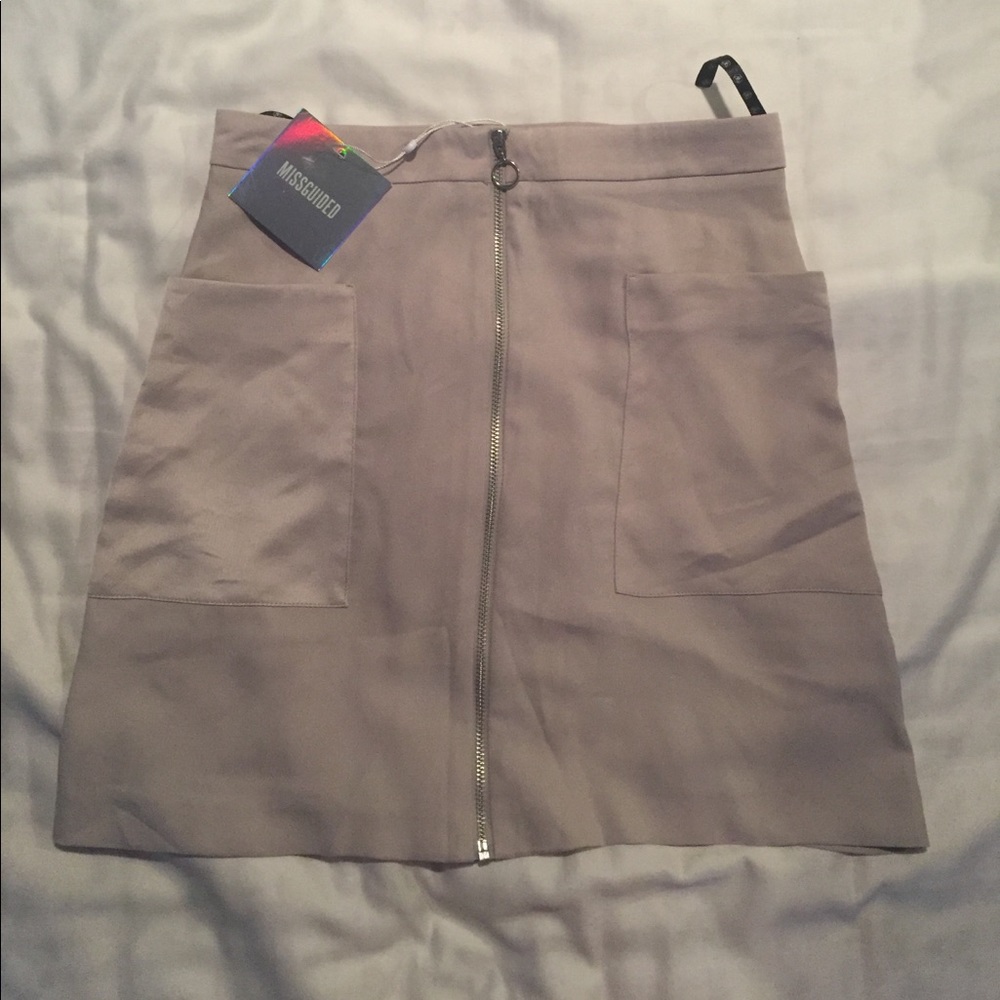 NWT Misguided A-line Skirt with Pockets