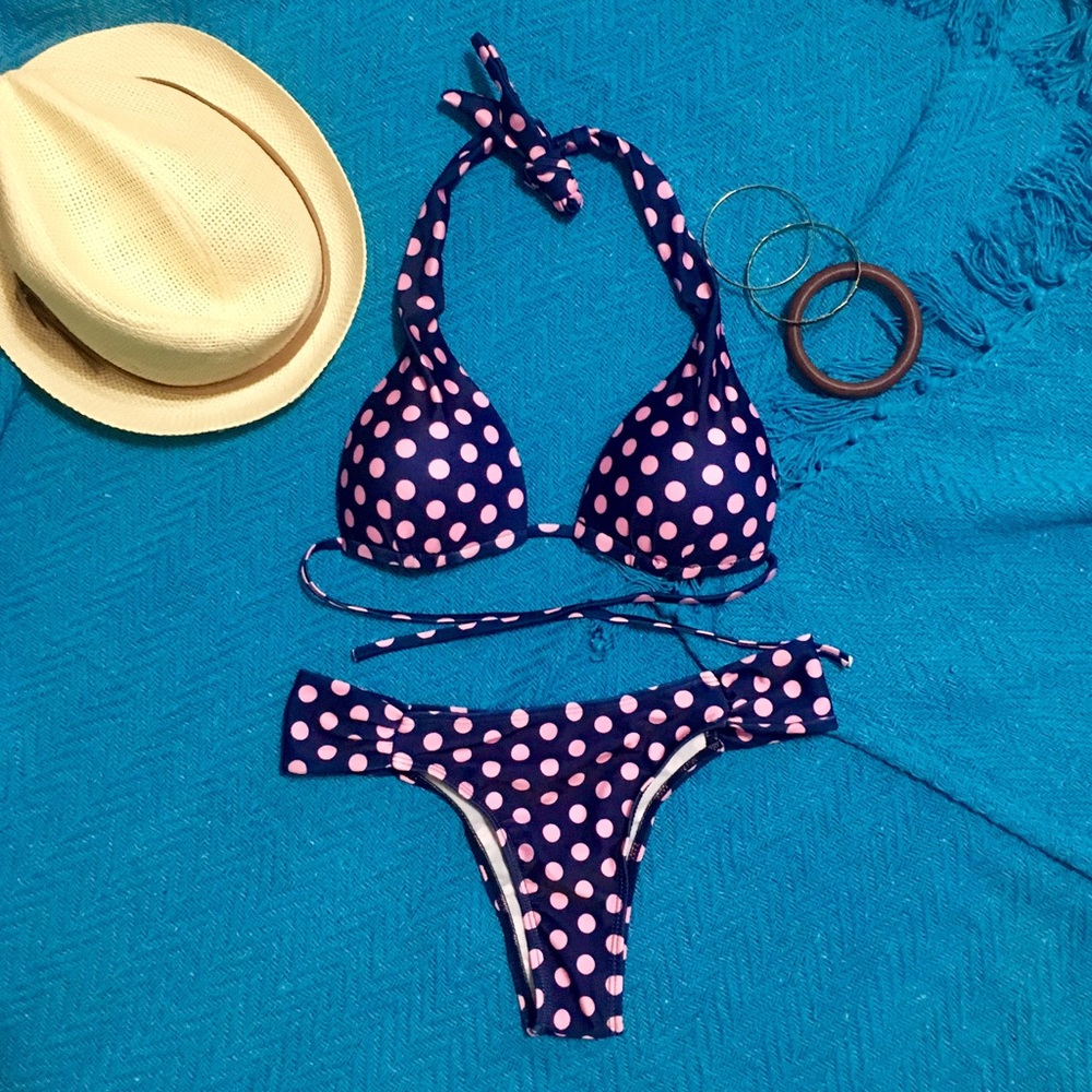 NWOT Retro Polka Dots Bikini