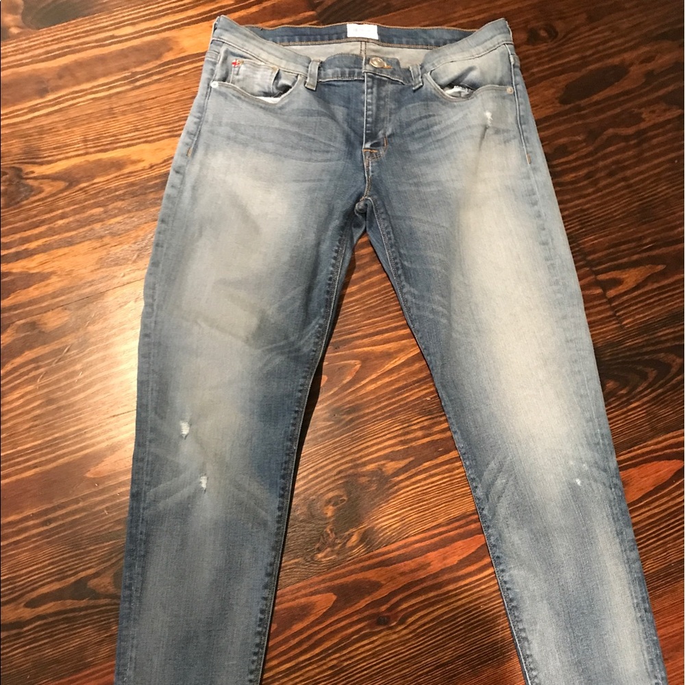 Hudson relaxed skinny jeans boyfriend fit