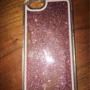 Pink glitter case