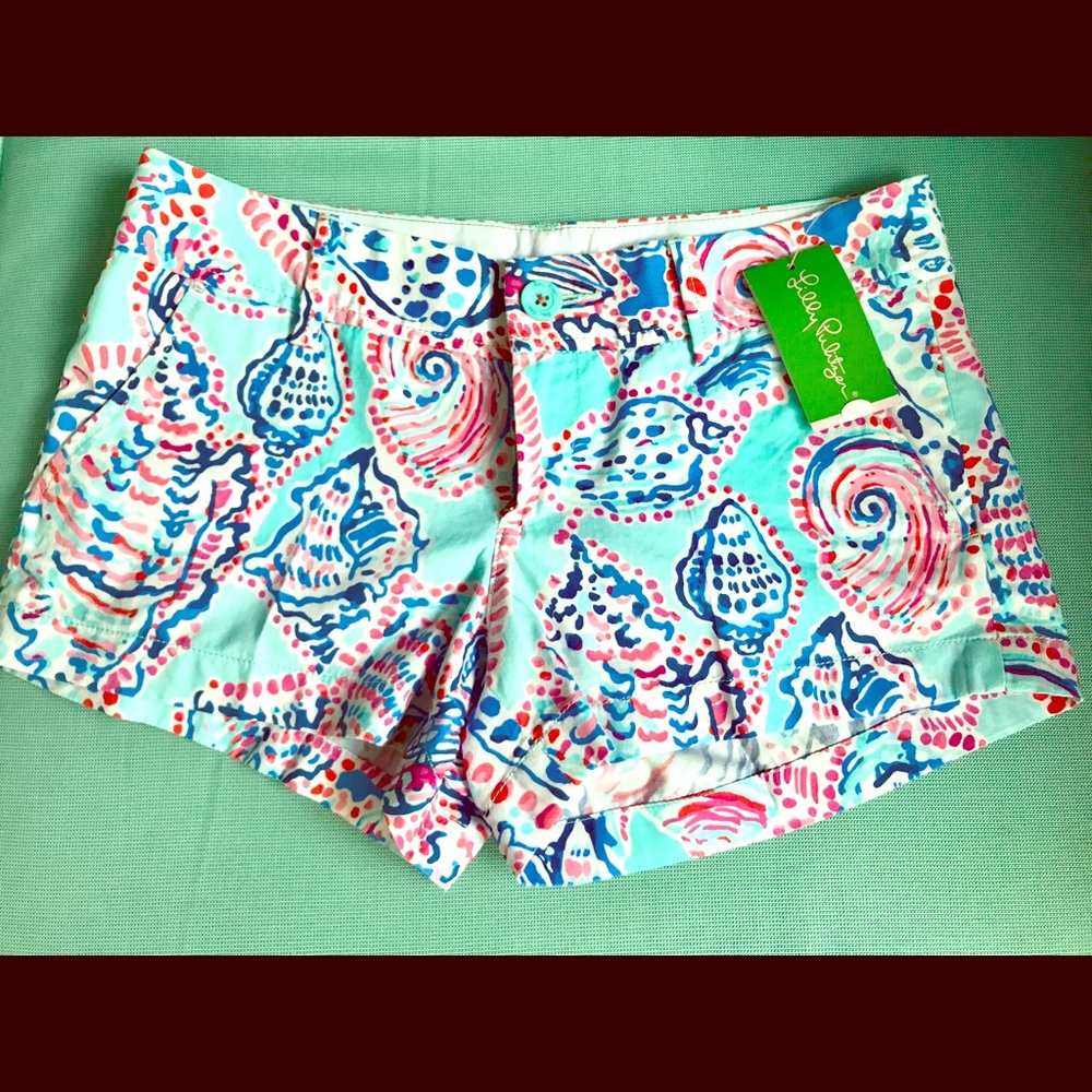 Lilly Pulitzer Walsh Shorts Shell Me About It