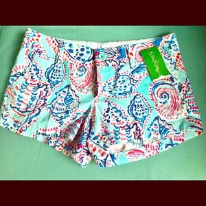 Lilly Pulitzer Walsh Shorts Shell Me About It