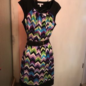 Dress - patterned