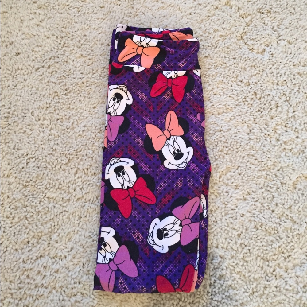 NEW kids Disney LuLaRoe leggings size L/XL