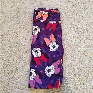 NEW kids Disney LuLaRoe leggings size L/XL
