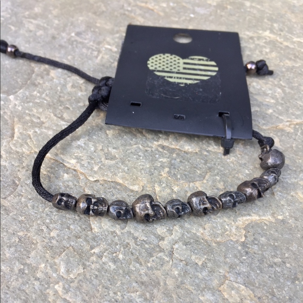 Brand Melville Goth Punk Skull Anklet