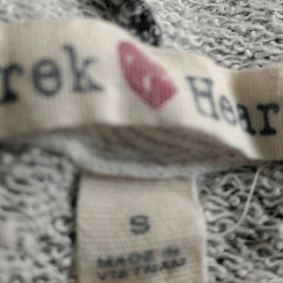 UPDATED DEREK HEART LOVE HOODIE. SZ S.  NICE! - Picture 6 of 8