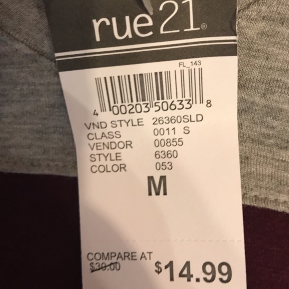 Two Rue 21 VNecks (one NWT) - Picture 2 of 2