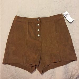 Abercrombie & Fitch Suede Shorts