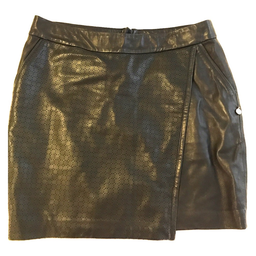 Scotch & Soda - Maison Scotch Leather Mini Skirt
