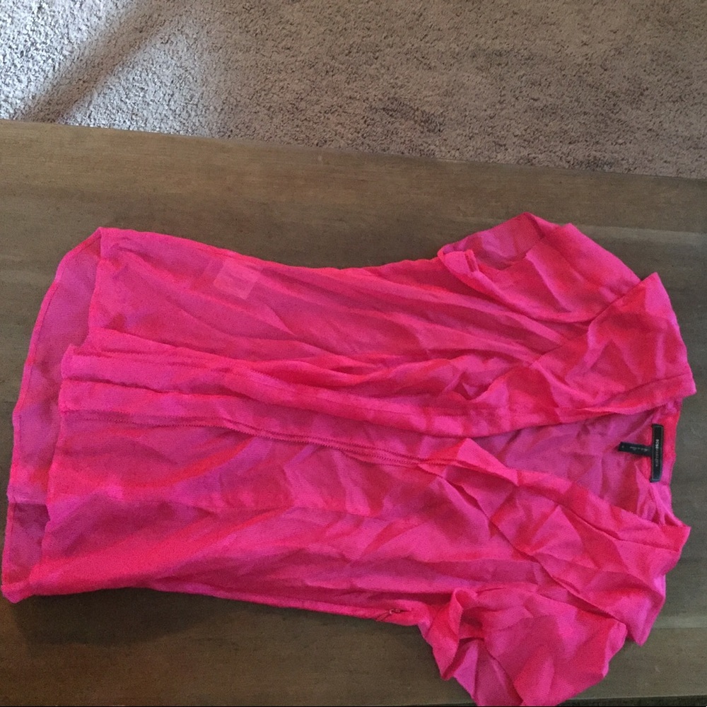BCBGMaxAzria Pink Blouse