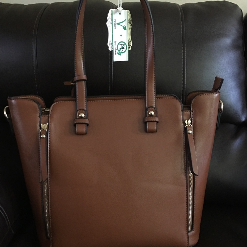 Brown Leather Handbag