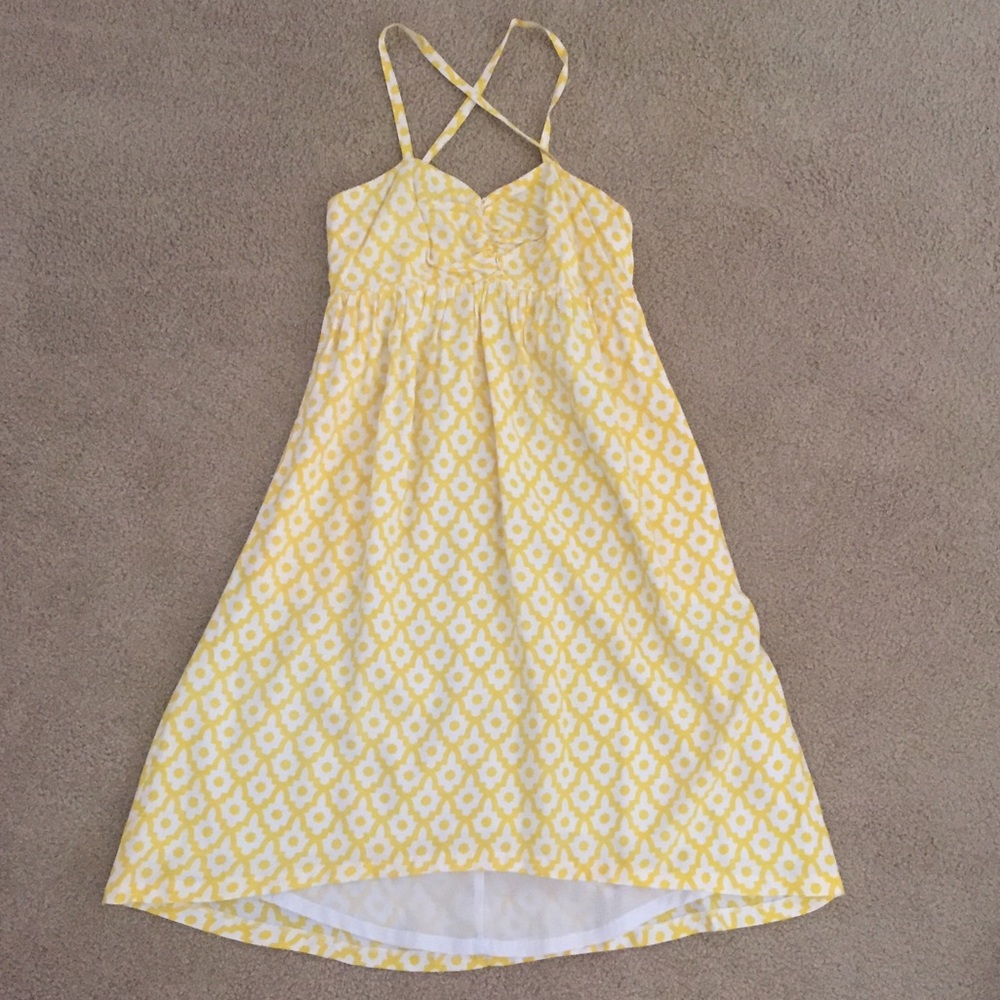 Empire waist hi-lo dress