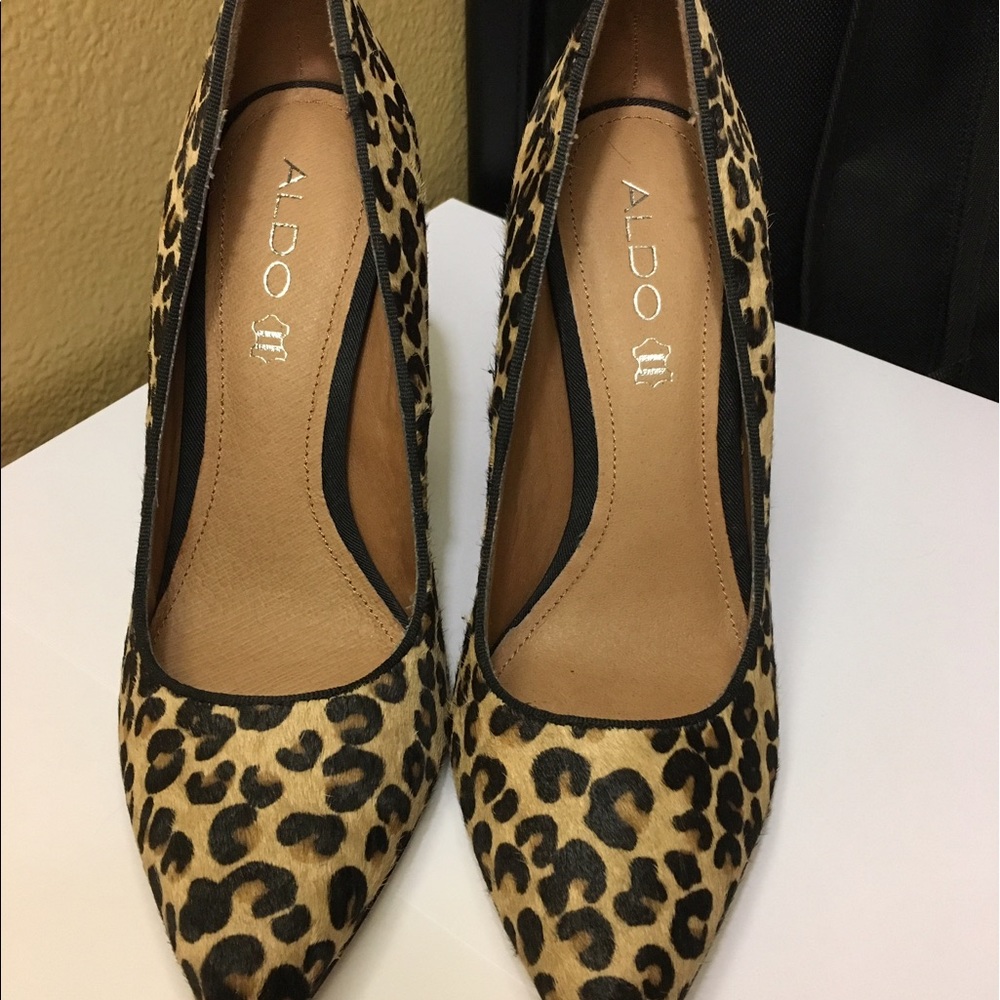 Aldo leopard heels