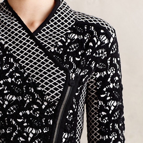Anthropologie Sweaters - Anthropologie | Jacquard Moto Cardigan