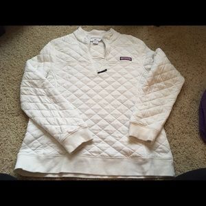 Vineyard Vines Quilted Shep Shirt - White - Large