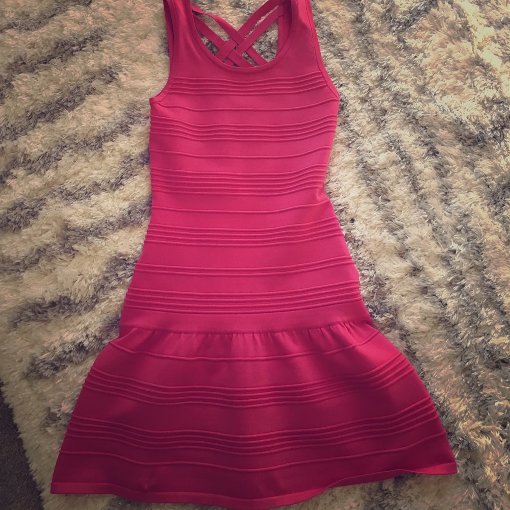 Hot pink going out dress!