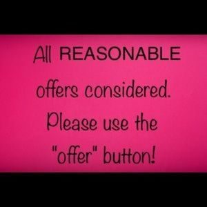 All Reasonable Offers Considered