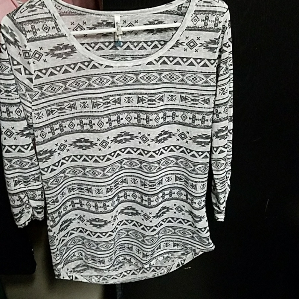 Aztec print top