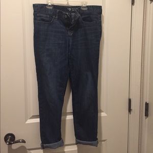 Boyfriend Crop Jean; size 6