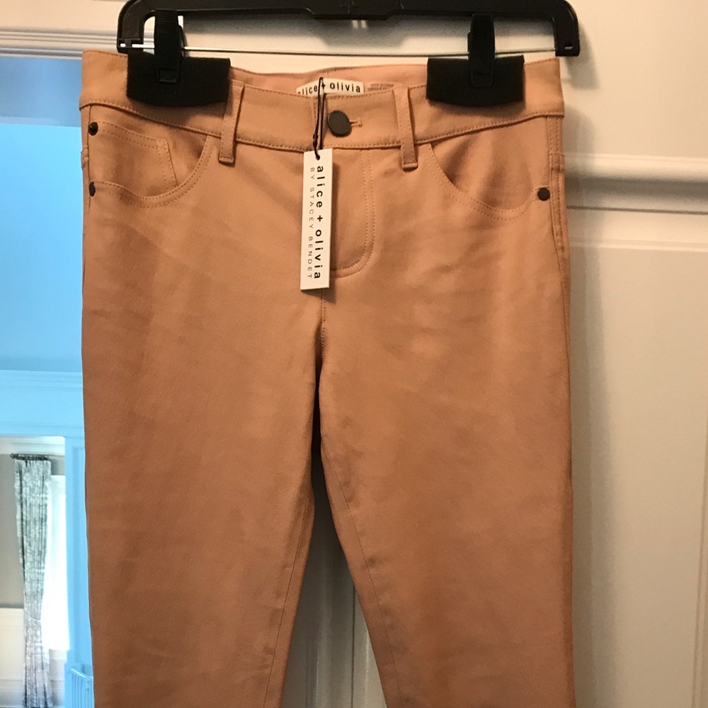 Alice & Olivia leather pants. Brand new!!!