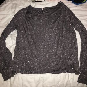Shimmery Free People top - worn once !