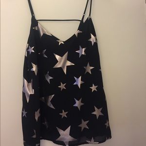 Lord and Taylor Design lab black star tank.