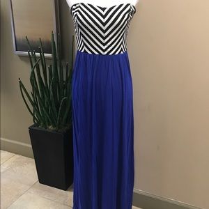 Forever 21 Plus Size Strapless Maxi Dress 1X