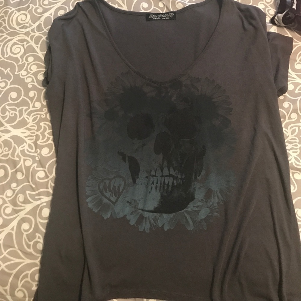 Grey metal mulisha shirt