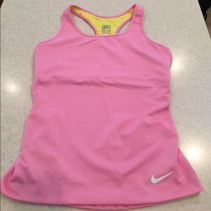 Nike pro pink tank