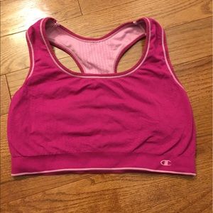 Reversible sports bra