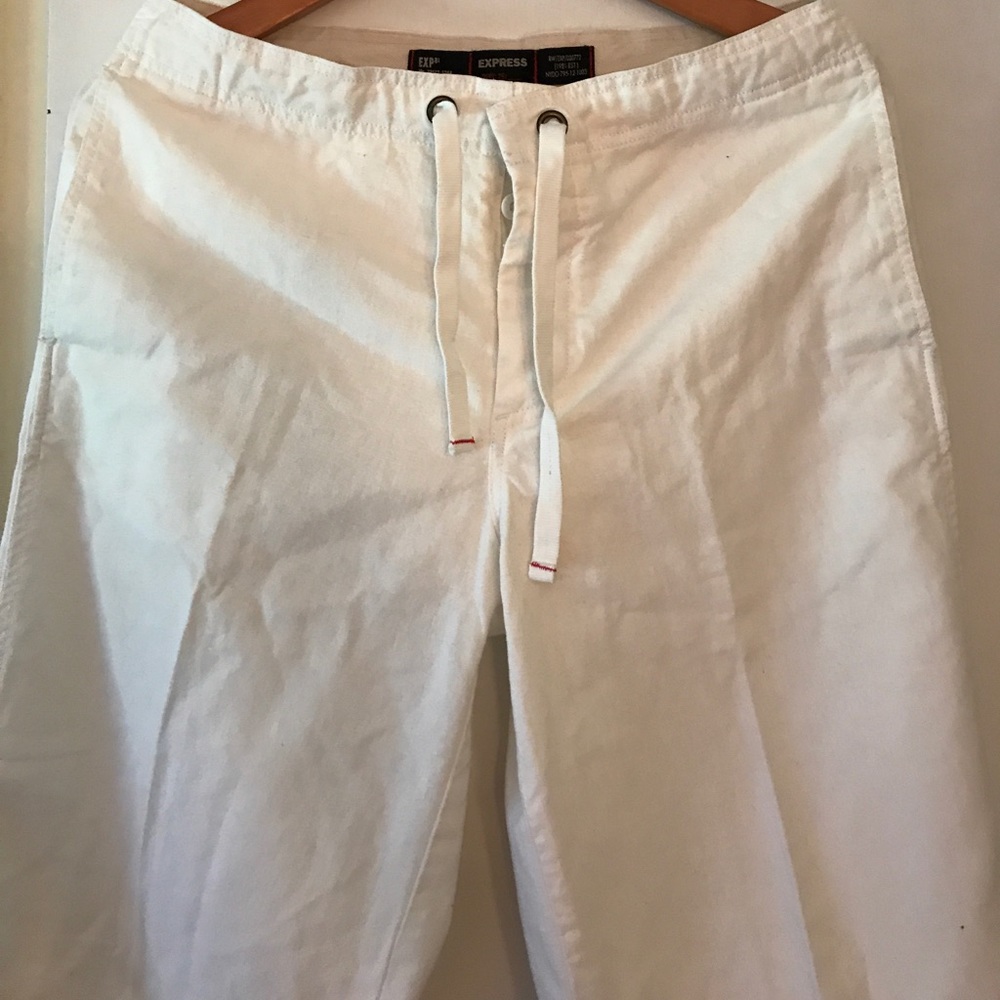 Linen white pants brand new