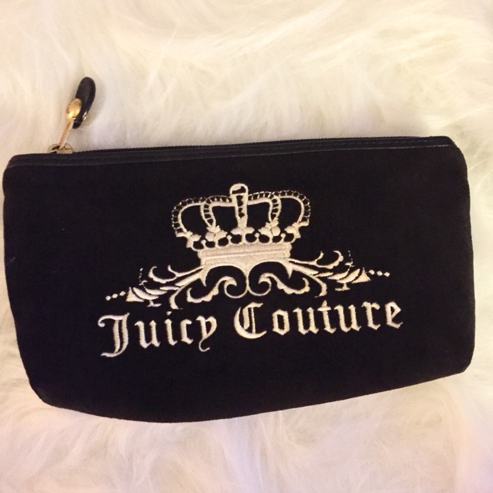 Authentic Juicy Couture Velour Cosmetic Pouch
