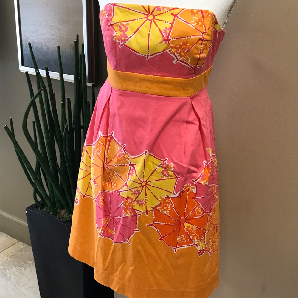LILLY PULITZER Strapless Sundress UmbrellaDesign 4
