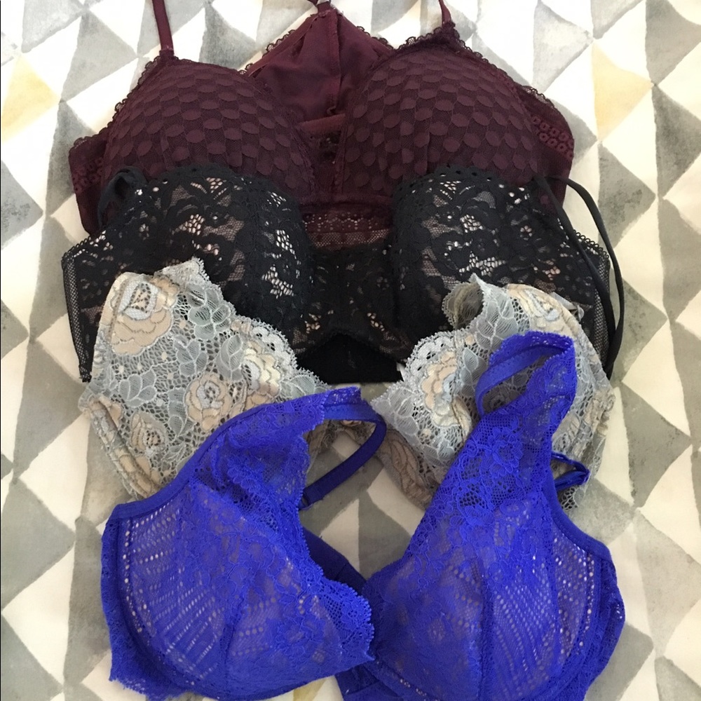 Lacy bra set - aerie, gap body, Victoria's
