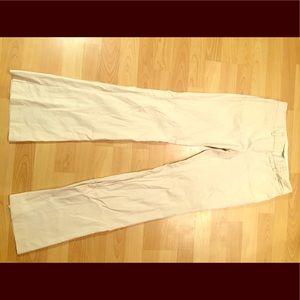 Express cream colored dress pants