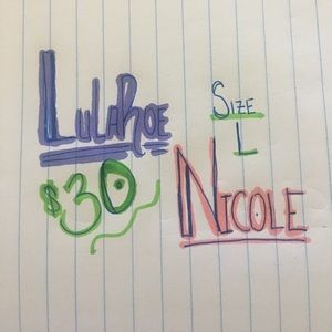 Large Nicole LuLaRoe