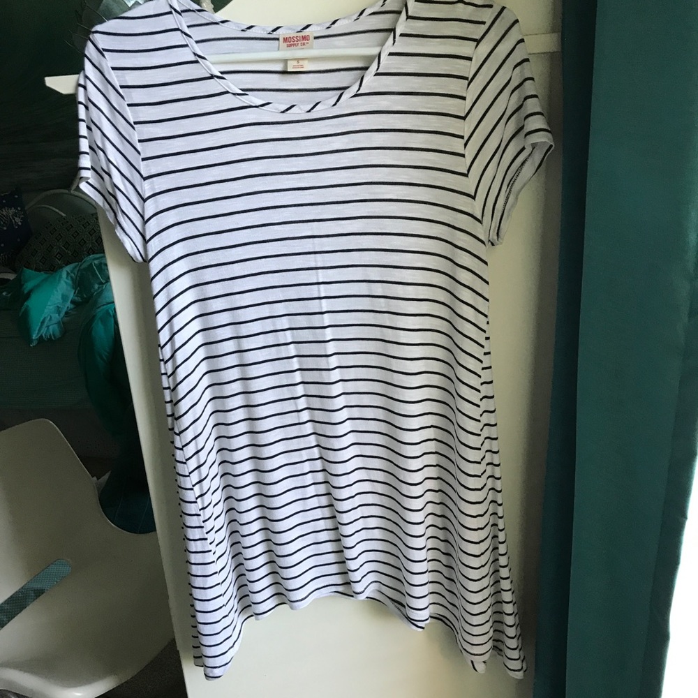 Mossimo Women's Striped Drape Blouse - size S