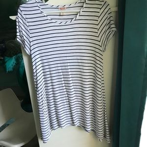 Mossimo Women's Striped Drape Blouse - size S